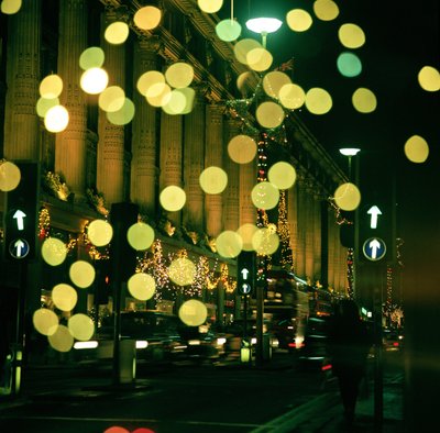 Christmas Lights in Oxford Street by Unbekannt Unbekannt